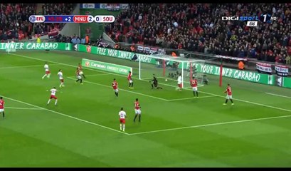 Manolo Gabbiadini Goal HD - Manchester United 2-1 Southampton - 26.02.2017
