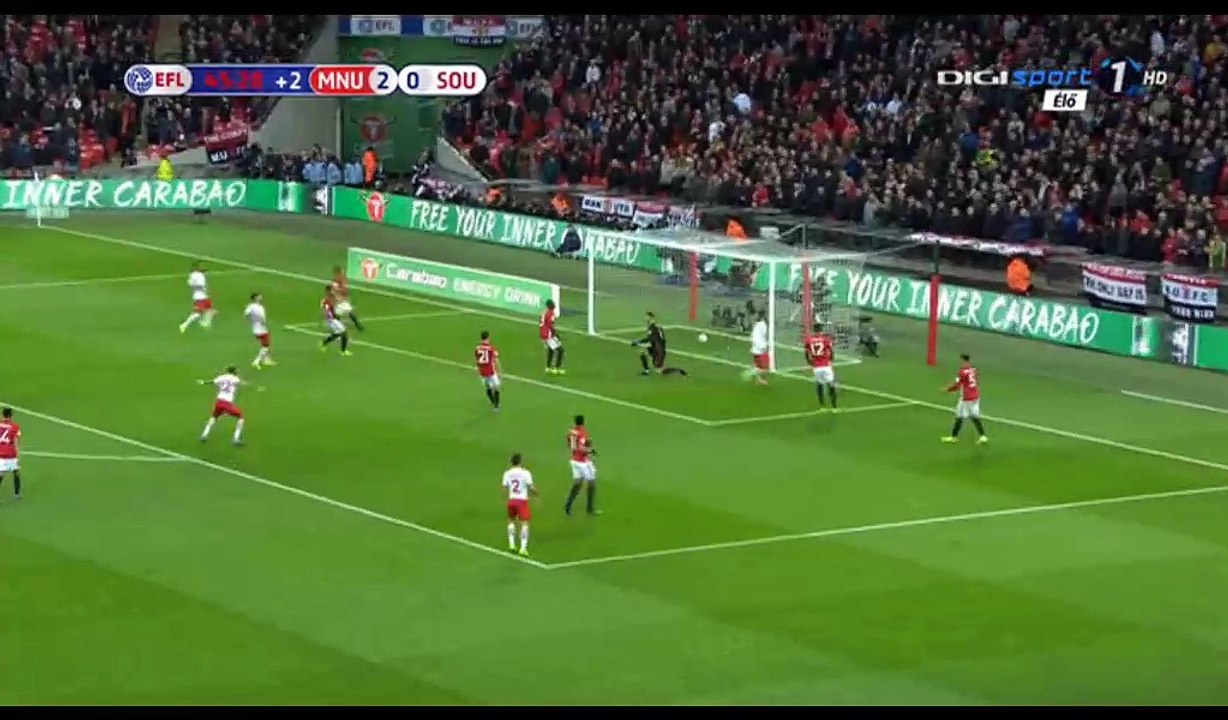 Manolo Gabbiadini Goal HD - Manchester United 2-1 Southampton - 26.02.2017
