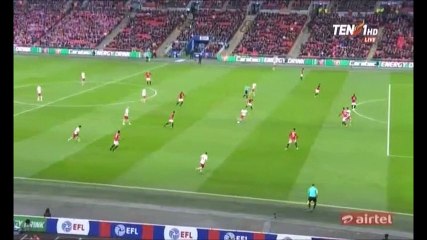 Manolo Gabbiadini Goal vs Manchester United (2-1)