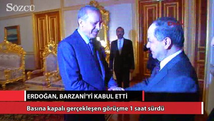 Erdoğan, Barzani’yi kabul etti