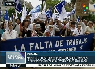 Critican en España a pdte. Macri por repetir acto del dictador Videla