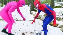 SUPERHEROES COMPILATION Spiderman, Pink Spidergirl, Joker, Frozen Elsa, T-Rex, Hulk! Funny