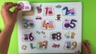 Aprender los Números del 1 al 10 y de Matemáticas con Peppa Pig Rompecabezas con Plastilina de Colores, los Números de Pl
