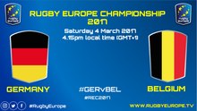 GERMANY / BELGIUM - RUGBY EUROPE CHAMPIONSHIP 2017