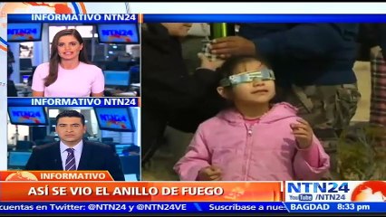 Miles de argentinos disfrutaron del espectacular eclipse anular de sol