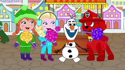 Masha And Dora Paw Patrol Frozen 1 Chase Venom Interchangeable Head and Tail Finger Family Nursery