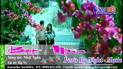 [Karaoke DEMO] Bọt Mưa - Hạ Vy (Paris By Night) ✔