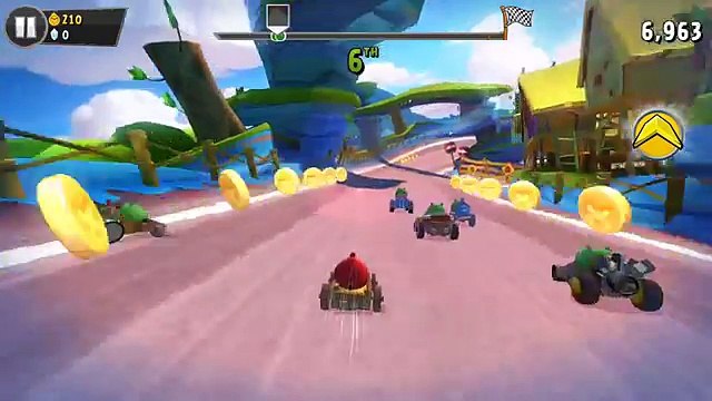 Angry Birds Go! Gameplay Walkthrough Part 1 - Red and Stella at the Seedway (iOS, Android)