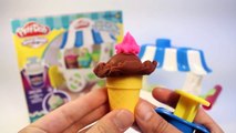 Play-Doh Sweet Shoppe Perfect Pop Maker DIY Ice Cream Cones, Popsicles, Sundaes, Playdough desserts