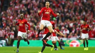 Manchester United Vs Southampton 3-2 - Zlatan Ibrahimovic Goal - February 26 2017 - EFL Cup.