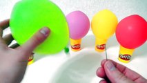 BALLOONS SONG FOR KIDS & Toddlers - Play Doh Surprise Balloons With Toys Balloon Videos For Children