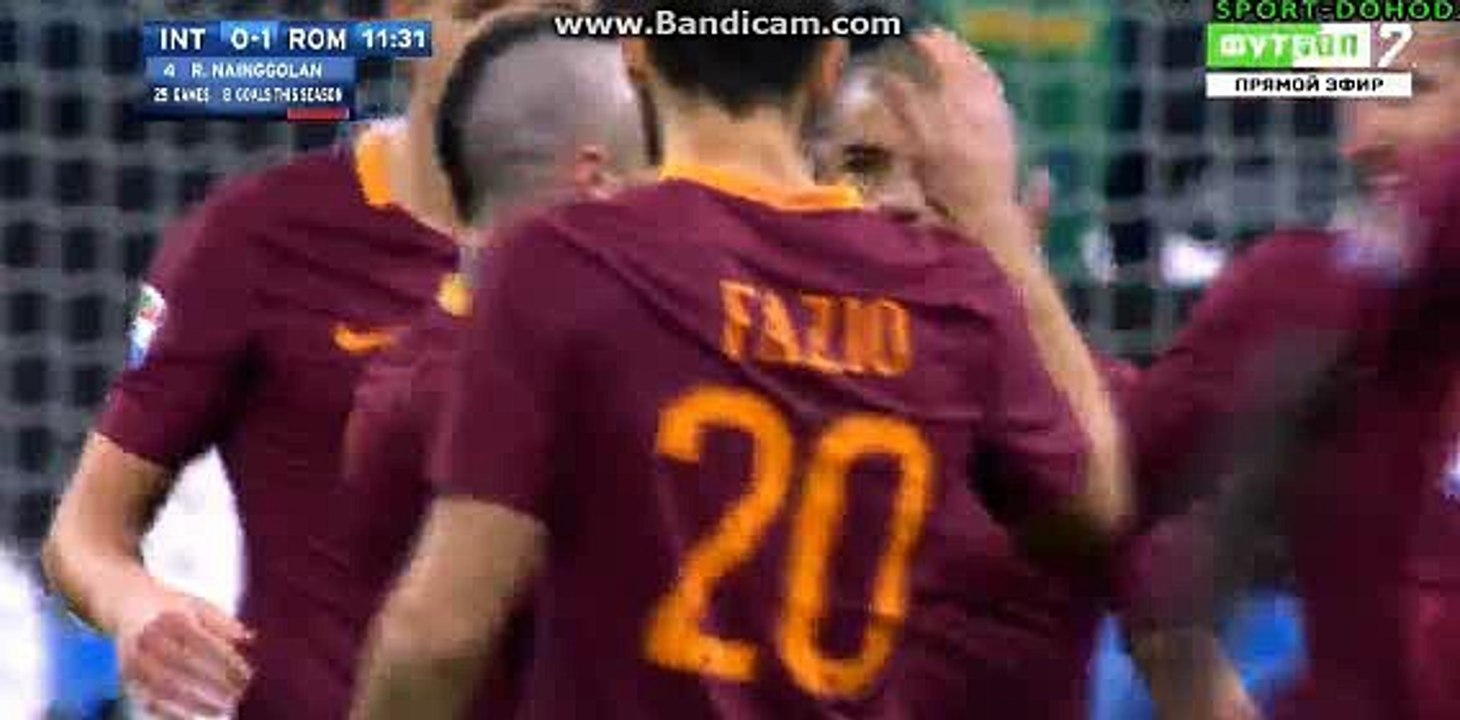 Radja Nainggolan Fantastic Goal HD - Inter 0-1 Roma