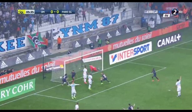 Marquinhos Goal HD - Marseille 0-1 Paris SG - 26.02.2017