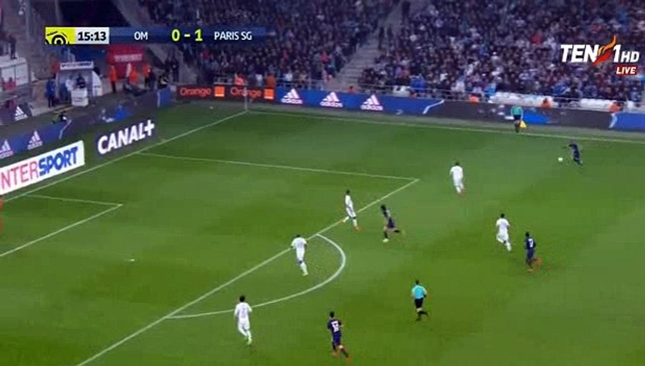 Edinson Cavani Amazing Goal HD - Olympique Marseille 0-2 PSG 26.02.2017