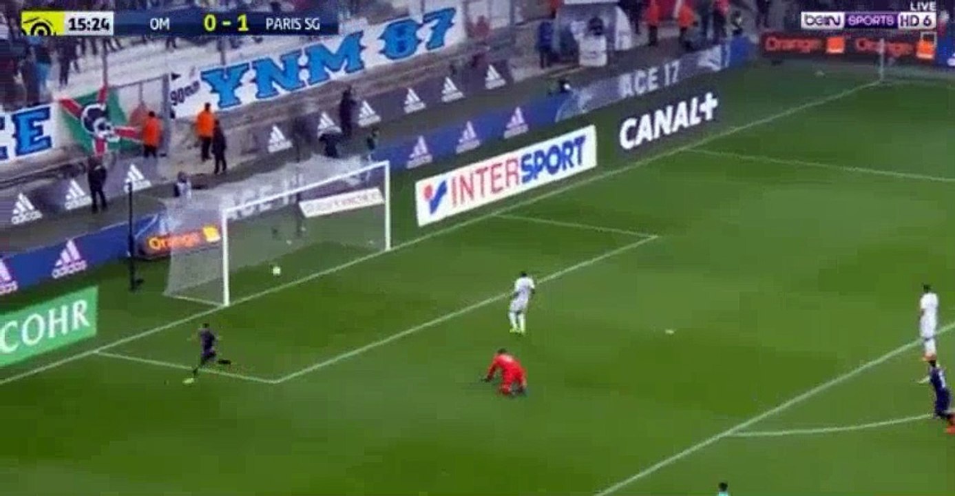 But de Edinson Cavani Goal - Marseille 0-2 PSG - 26.02.2017 ᴴᴰ