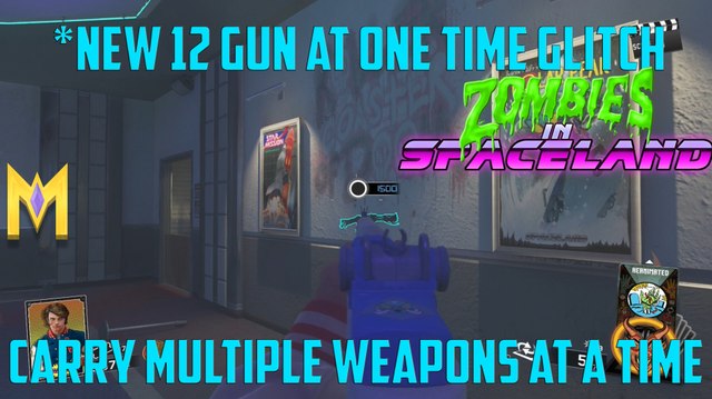 Zombies In Spaceland Glitches - *NEW EASY 12 Guns At One Time Glitch - 12 Guns At A Time