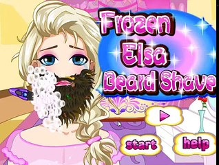 Frozen Elsa Beard Shave - Cartoon for children - Best Video Kids - Best Kids Games - Best Baby Games