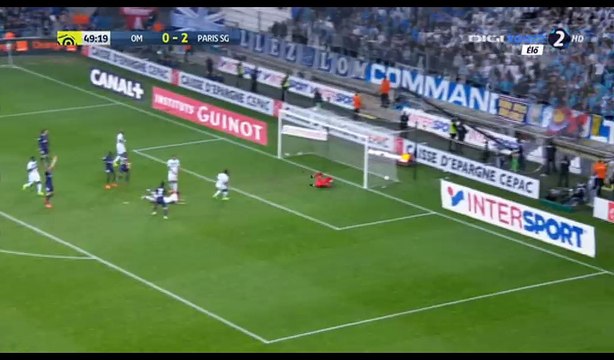 Lucas Goal HD - Marseille 0-3 PSG - 26.02.2017