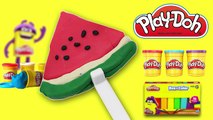 PLAY DOH ICE CREAM Watermelon FROZEN - Create Watermelon Ice Cream For Peppa Pig Español T