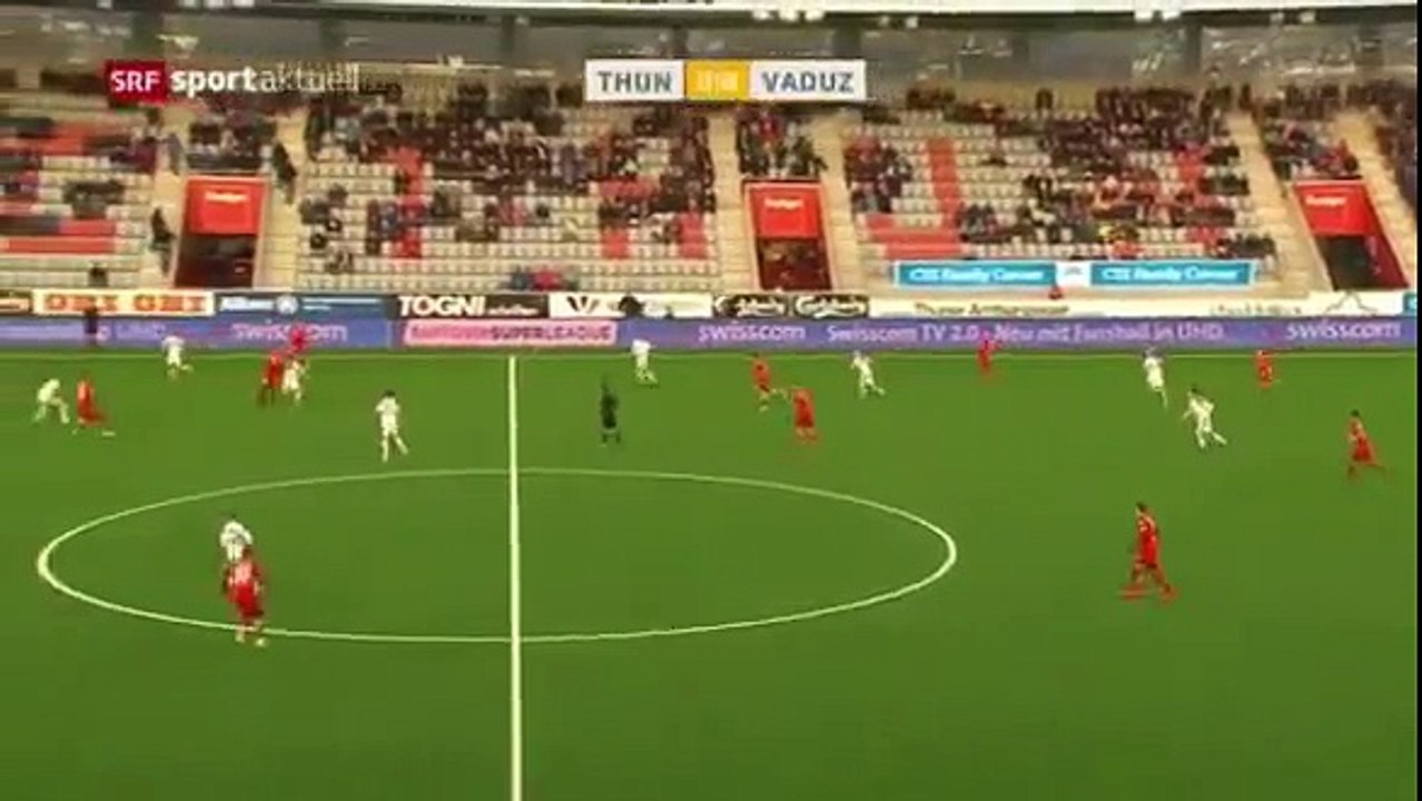 FC Thun 1:0 FC Vaduz (Swiss Super League 25 February 2017)