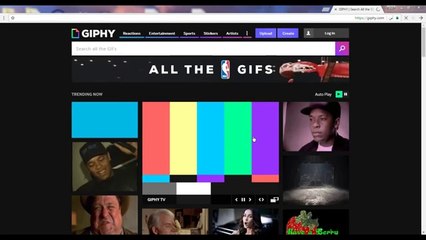 كيفية نشر الصور المتحركة بصيغة GIF علي الفيس بوك او اي موقع اخر