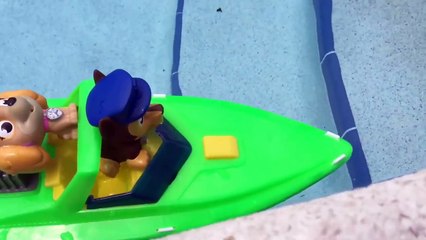 Paw Patrol Pool Party Bath Toys Pup Squirters Underwater Toys Chase, Sky, Rescue Marshall, Rocky
