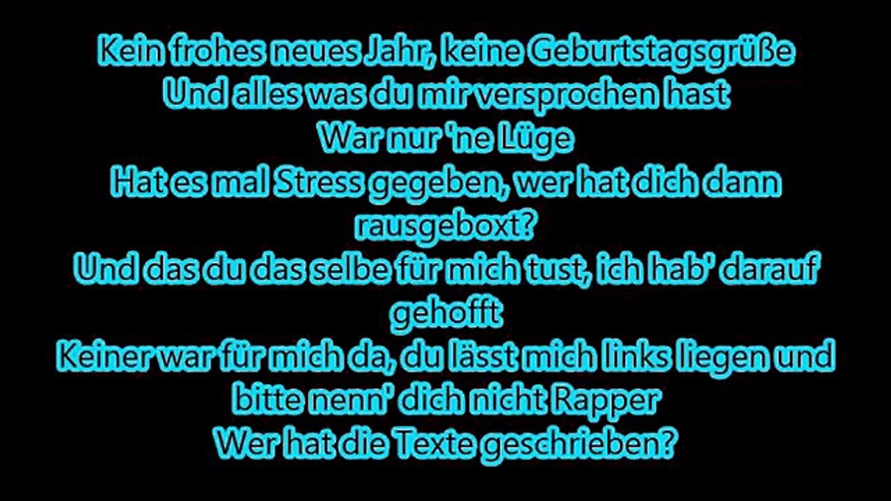 Dame Danke für nichts Lyrics