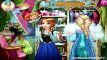 Замороженные Принцесса Анна и Эльза модные соперники игра для девочек полный HD детские видео