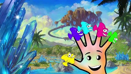 Рыба Палец Семья Nursery Finger Семья Мультфильм Животных Палец Детей