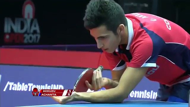 2017 India Open Highlights: Achanta Sharath Kamal vs Can Akkuzu (R32)