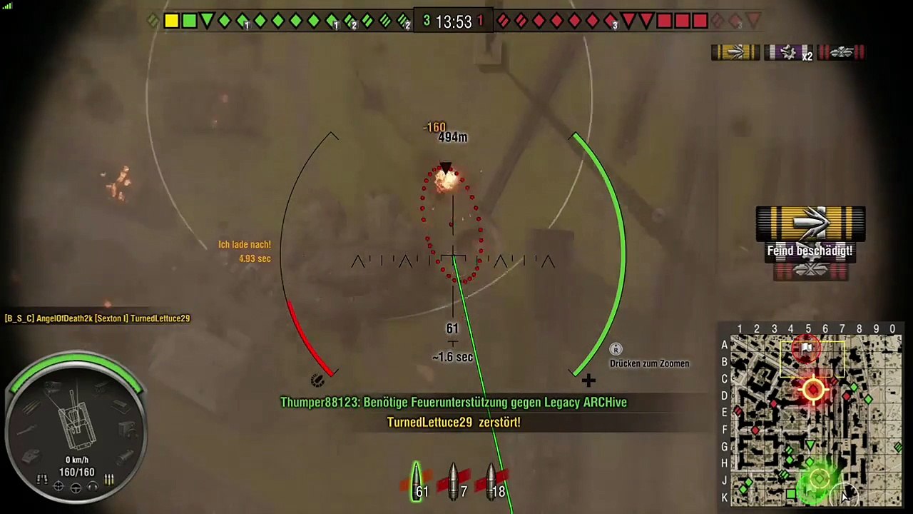 WorldOfTanks - AngelOfDeath2k Artyparty in ENSK 7Kills