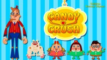 Candy Crush Cartoon ABC Alphabets Learn English Alphabets | ABC for Kids Phonics Rhyme