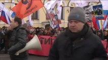 مسيرة للمعارضة الروسية بموسكو في الذكرى الثانية لاغتيال نيمتسوف