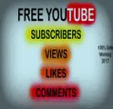 YouTube Subscribe, Views, Likes, Comments