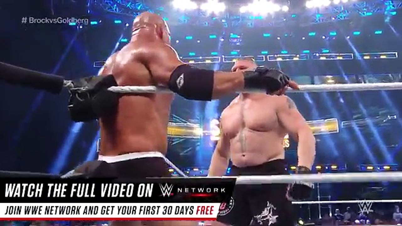Goldberg vs. Brock Lesnar