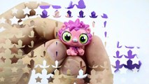 Shopkins & Littlest Pet Shop LPS toys in Play-Doh cupcake surprises