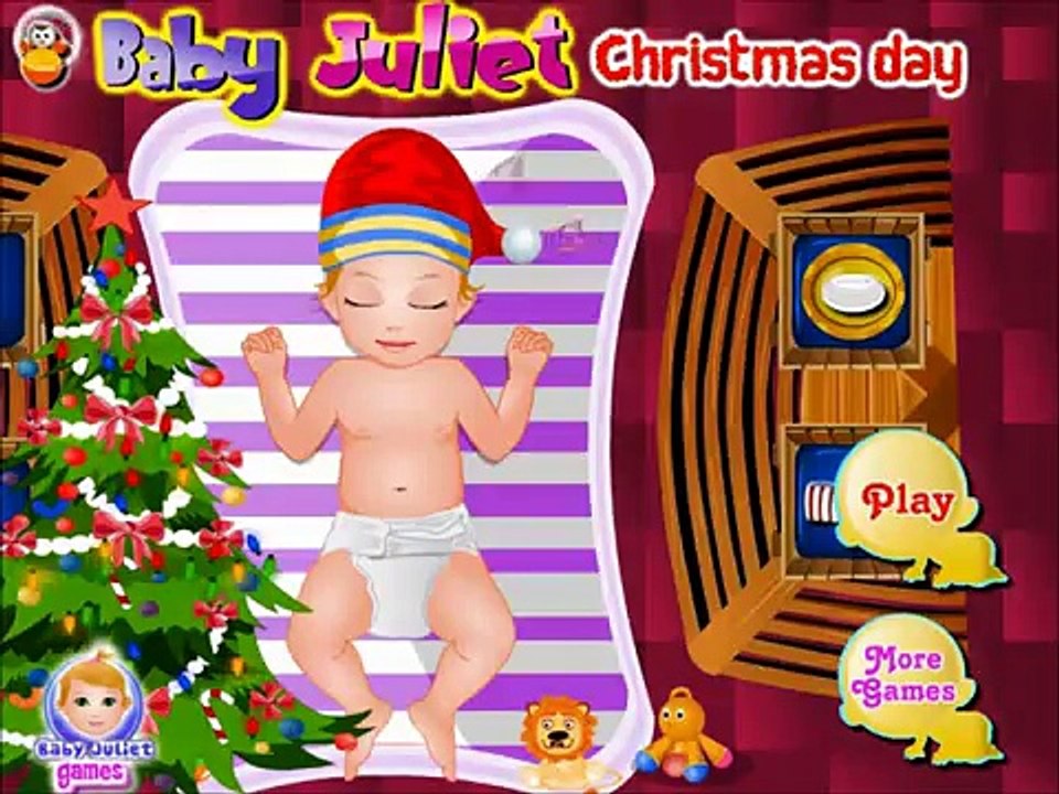 Bebé Julieta Día De Navidad Bebé De Navidad De Baño De Navidad Juegos De Bebé