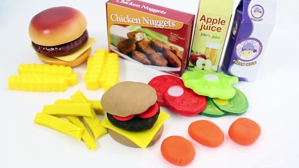 Hamburger Set Play Dough Burger Deli Set Play Doh Hamburger Toy Food Toy Videos