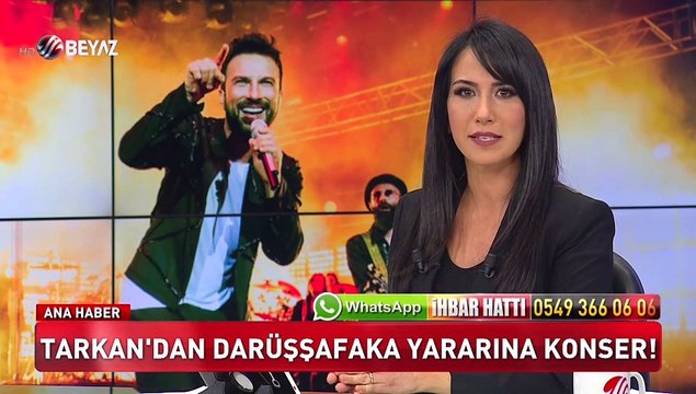 Megastar Tarkan'dan Darüşşafaka Yararına Konser | Beyaz Tv Ana Haber