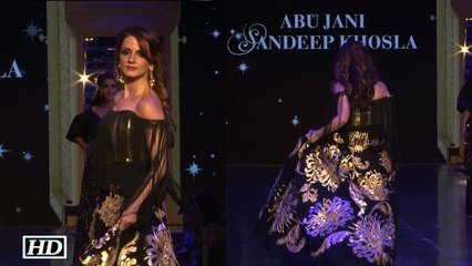 Sussanne Khan almost TRIPS on Ramp | Watch Video