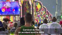 Carnaval de Rio: un accident ternit le défilé