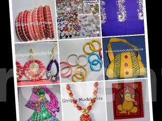 Easy way to make Silk Thread Earring