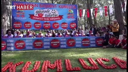 Domates yeme yarışması