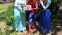 Spider-man, Elsa, Anna and Joker / Pirates Treasure / SuperHeroes in New York