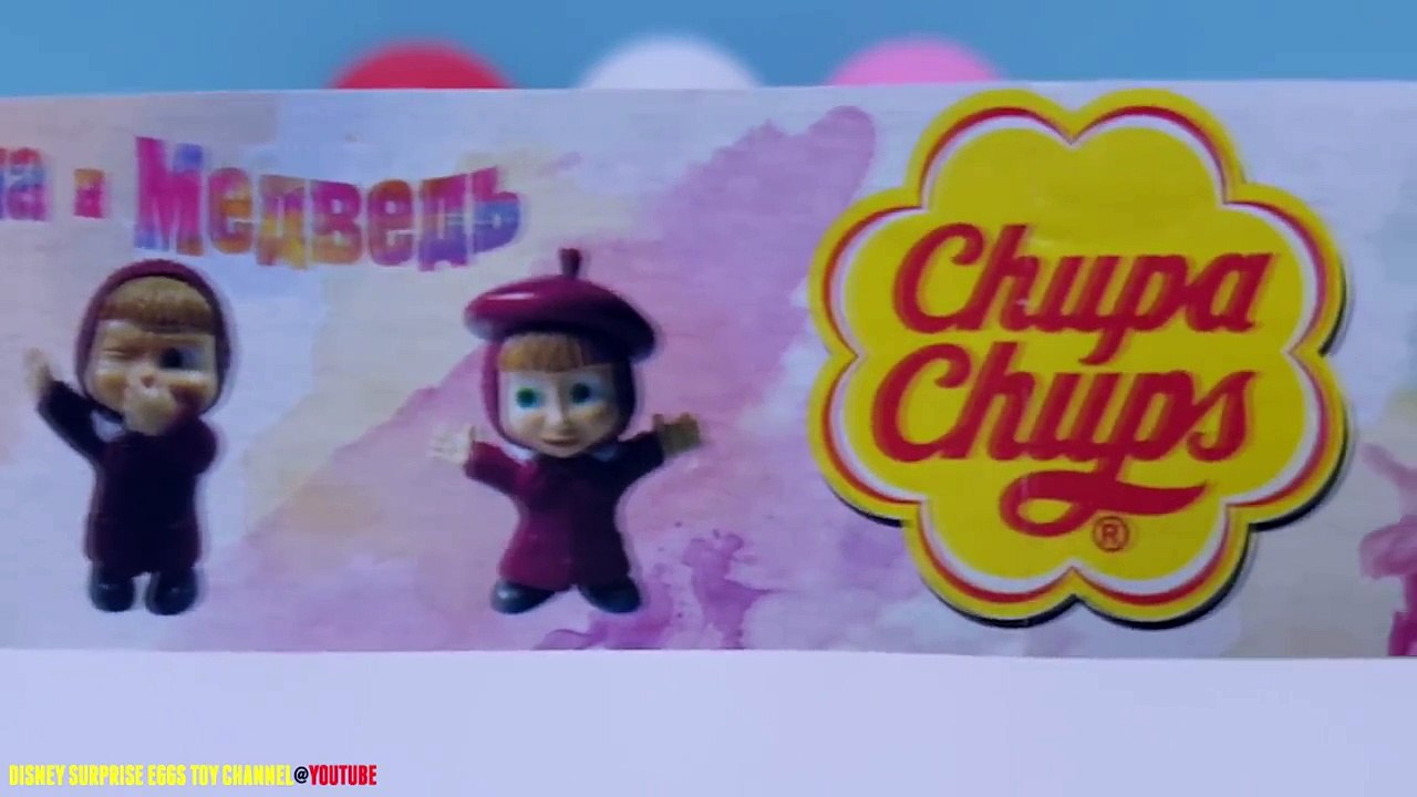 Hello Kitty Surprise Cups Hidden Chupa Chups Masha and the Bear Surprise Capsules