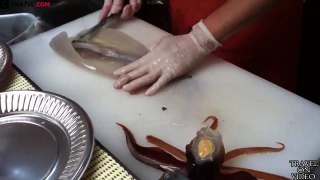 Live squid, Recipes for Swallowing Of Japan