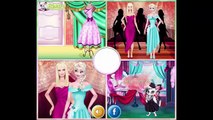 ᴴᴰ ♥♥♥ Disney Frozen Games - Super Models Princess Elsa And Barbie - Baby videos games for kids