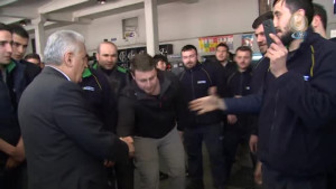 Başbakan Yıldırım, Şaşmaz Sanayi Esnafına Hitap Etti
