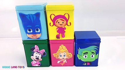 Download Video: Learn Colors Bubble Guppies Teen Titans Play Doh Dippin Dots DIY Cubeez Toy Surprise Episo