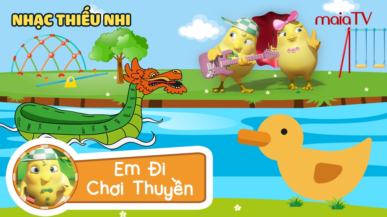 ✔ Nhạc thiếu nhi | EM ĐI CHƠI THUYỀN | Ban Nhạc Gà Con | Chicken Band | Siêu Chip